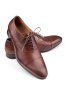 Hnědé kožené oxford boty Aristeo