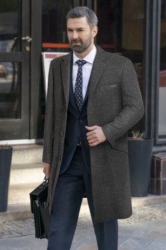 Pánský kabát LUCILLO TAILORED