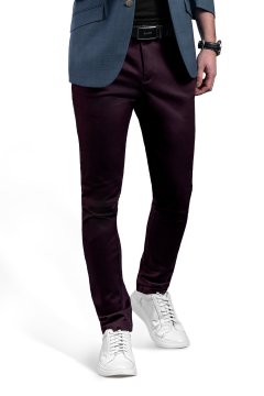 Pánské volnočasové kalhoty BANDI, model STRAIGHT PAULINO Marsala