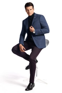 Pánské volnočasové kalhoty BANDI, model STRAIGHT FIT PAULINO Marsala
