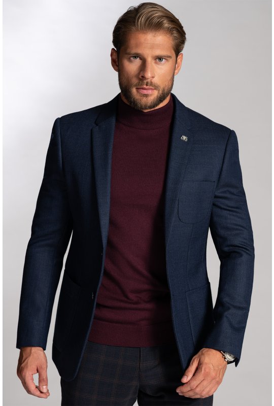 Pánské volnočasové sako BANDI, model TAILORED PIEDRO Marin