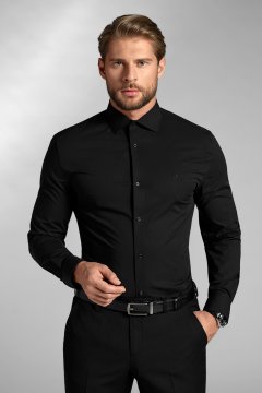 Pánská košile BANDI, model REGULAR TERAZZO Nero