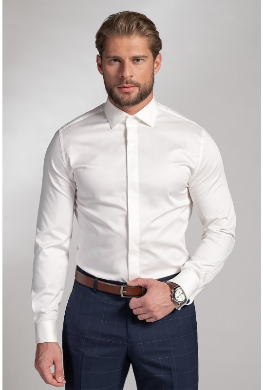 Pánská košile BANDI, model SLIM LARADUX Cremo
